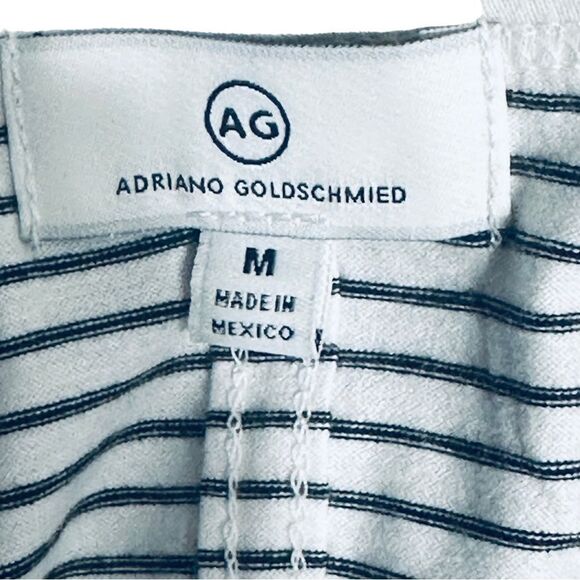 Adriano Goldschmied Striped T-Shirt Sz M - Picture 2 of 7